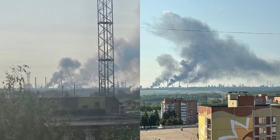 Дроны атаковали крупный НПЗ в Татарстане взрывы на НПЗ в Нижнекамске 8 июля