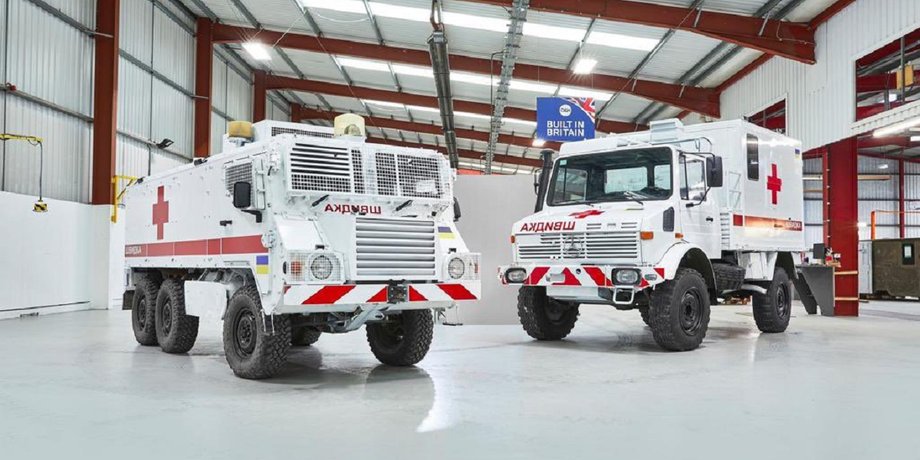 бронированная скорая помощь, скорая помощь, бронеавтомобили, бронированные авто, Mercedes-Benz Unimog, Steyr Pinzgauer