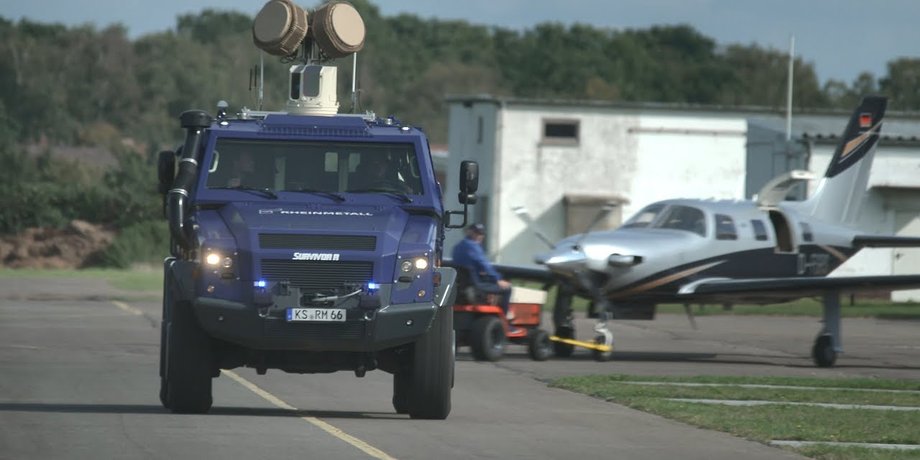 Rheinmetall, борьба с дронами, станция для борьбы с дронами