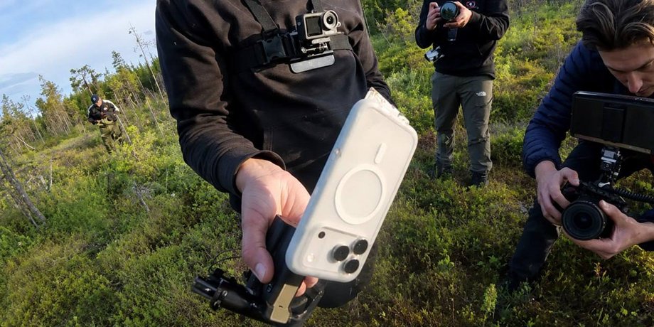 iPhone 17 Pro iPhone 17 Pro в чохлі RHINOSHIELD