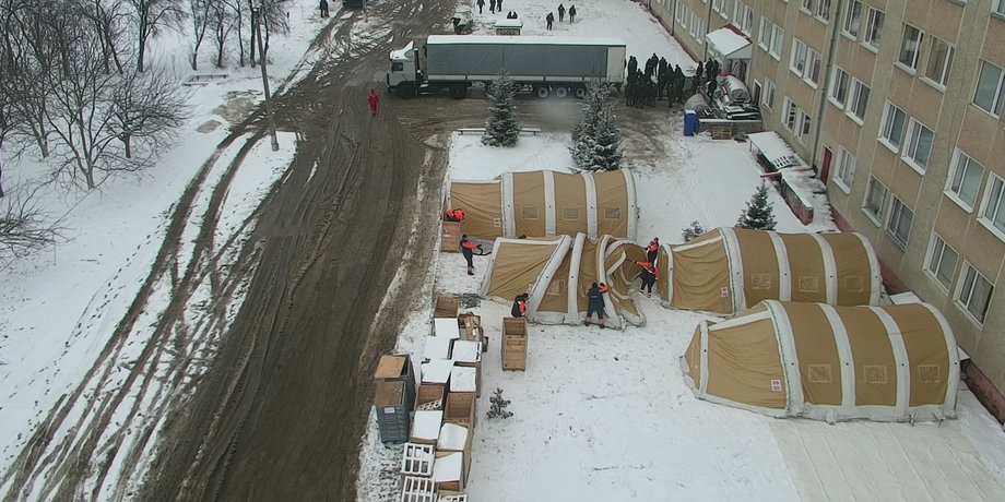 мобільний госпіталь, Івано-Франківська область, коронавірус
