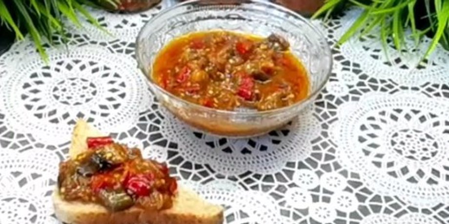 салат, баклажаны, заготовки на зиму