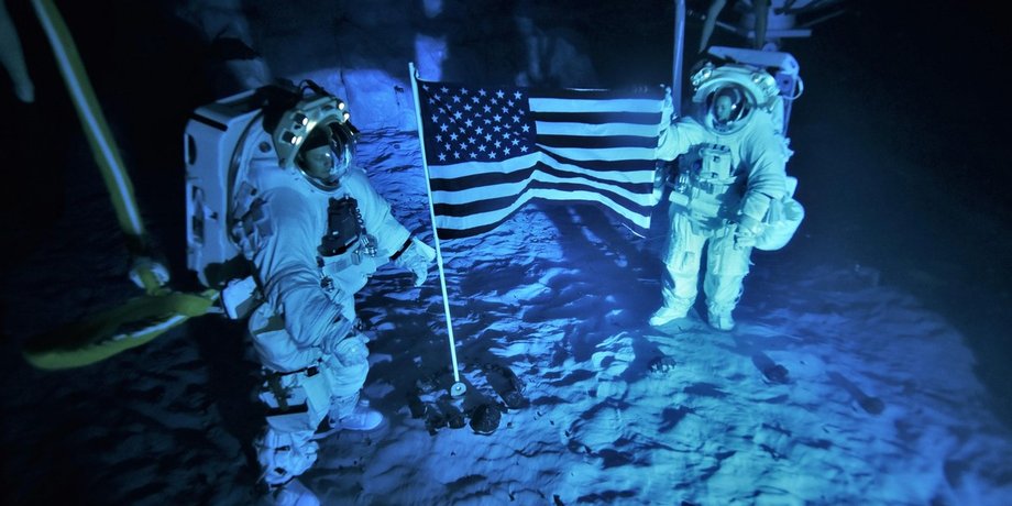 тренировочный центр NASA, Луна, высадка на Луну