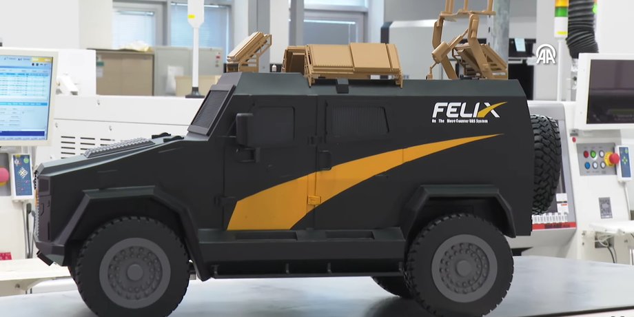 Retinar AESA Radar FELIX, РЭБ, Meteksan Defense