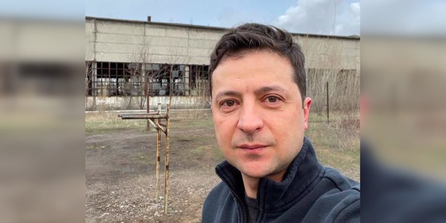 Владимир Зеленский, президент Украины, поездка на Донбасс, обострение на Донбассе