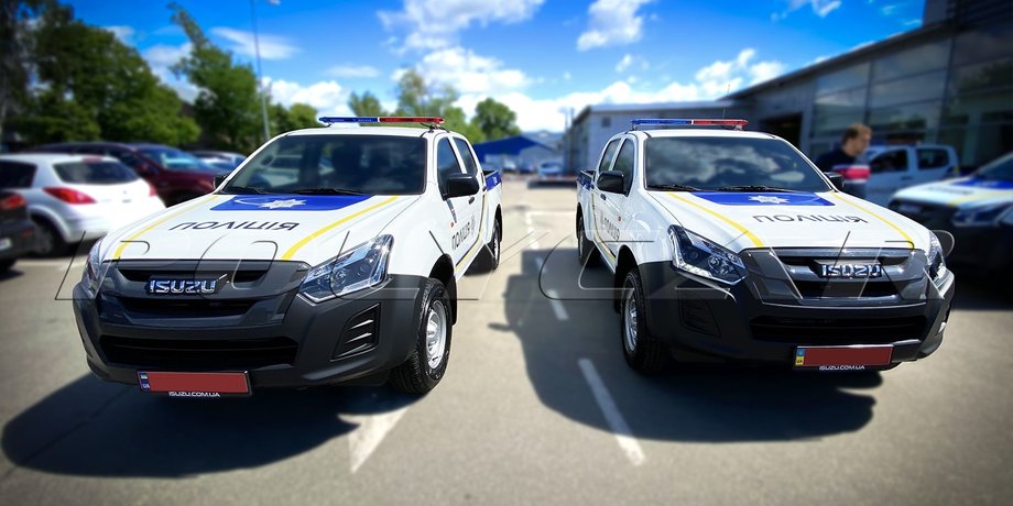 Пикапы Isuzu D-Max Национальная полиция Украины