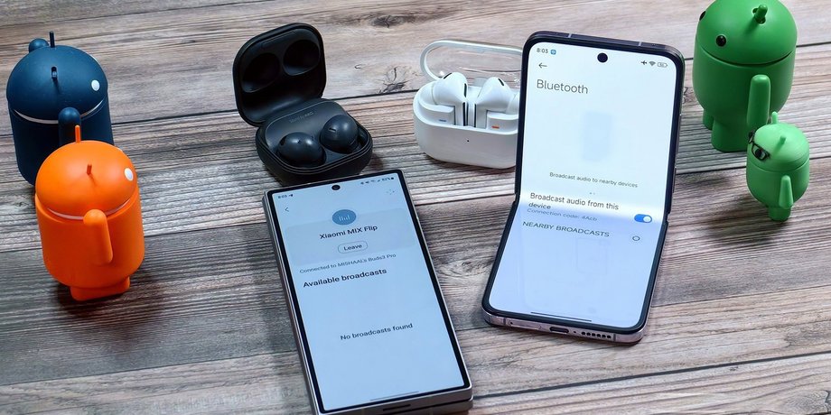 Смартфони Android і навушники з Bluetooth LE Audio