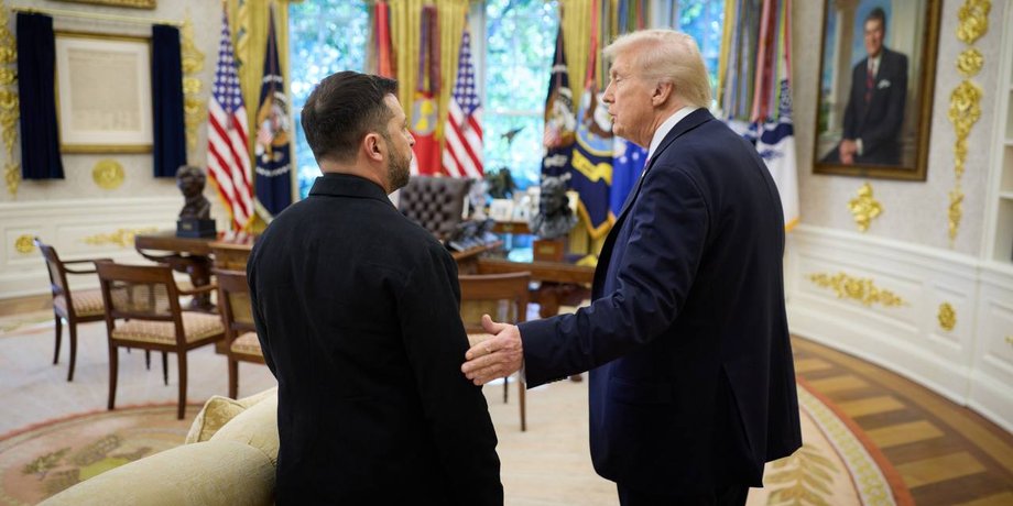 СМИ сообщают, что Зеленский встретится с Трампом в США Владимир Зеленский и Дональд Трамп