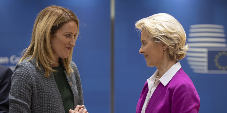 Еврокомиссия, Роберта Метсола, Европарламент, Урсула фон дер Ляйен, суд, ЕС, Венгрия, Орбан, фото