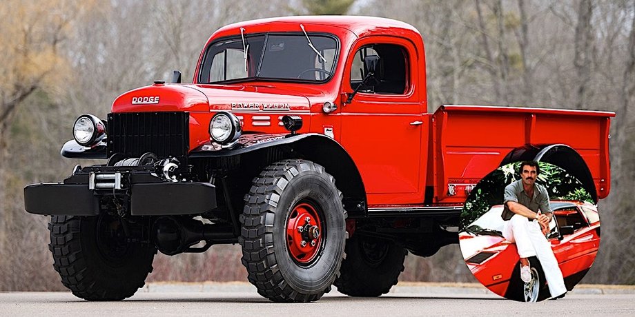 Dodge, Dodge Power Wagon, Пикап, Авто, Автомобили, Продажа, Фото, Аукцион, Раритеты, Актер, Том Селлек