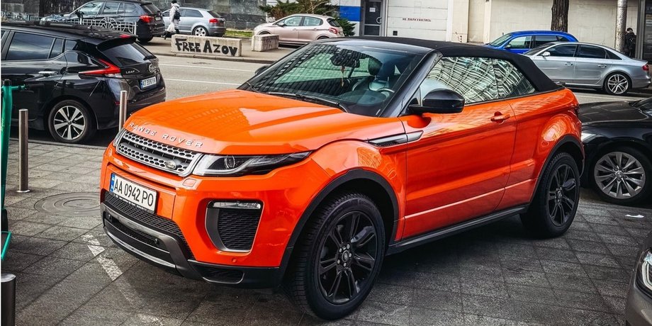 Кабриолет Range Rover Evoque, Range Rover Evoque, Range Rover Evoque 2016, Кроссовер Range Rover