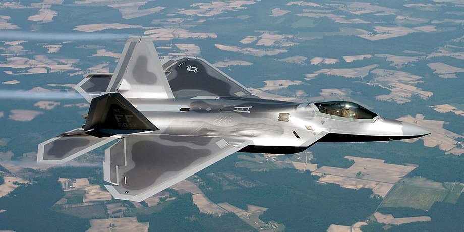 самолет F-22, истребитель F-22