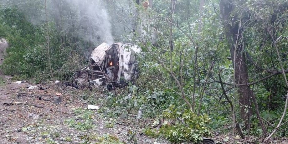 харківська область, російська міна, загинула родина на харківщині, підірвалось авто