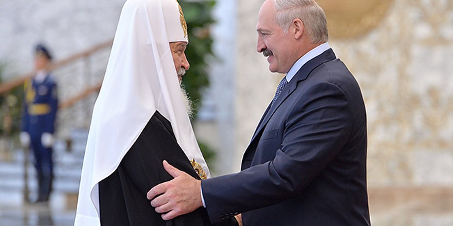 Александр Лукашенко и патриарх Кирилл / Фото пресс-службы президента Беларуси