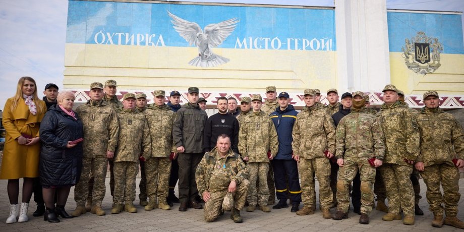 Зеленский, Ахтырка, Сумская область, Сумщина, награждения, военные