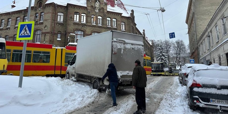 Непогода во Львове
