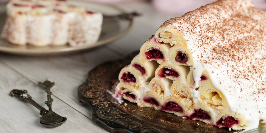 торт зимняя вишня, зимняя вишня сильпо, ввкусный торт, простой рецепт торта