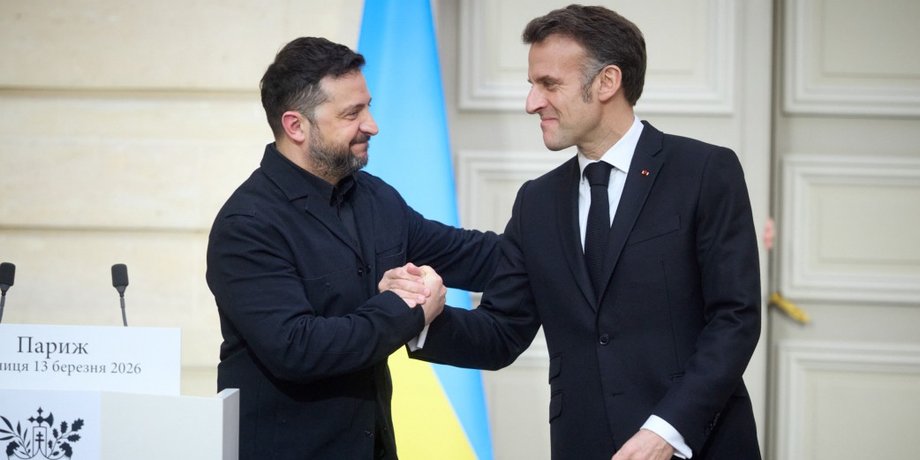 Зеленский, Макрон, встреча Зеленского и Макрона, переговоры в Париже, переговоры в Париже