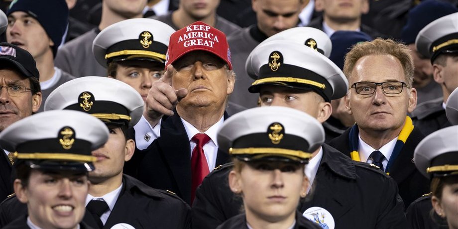 донльд трамп, военные