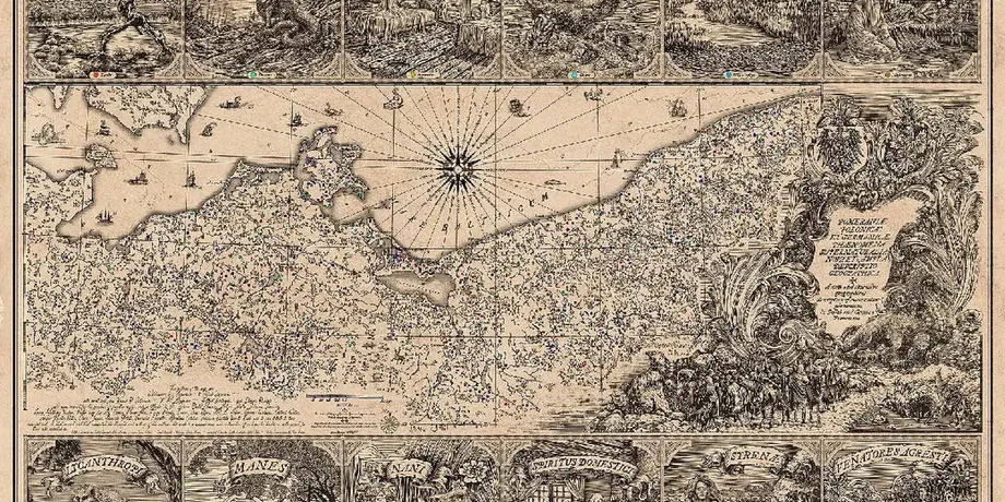 карта, мифы, легенды, монстры, фольклор, ученые, памятник, культура, история, исследования