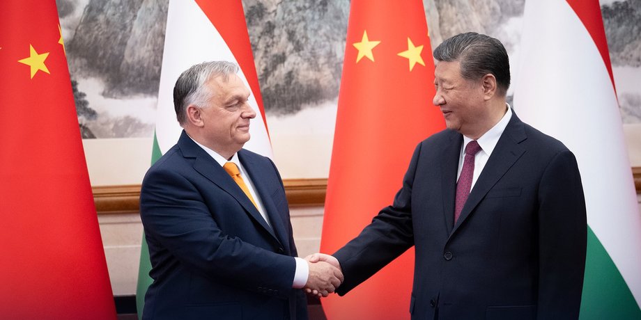 Орбан та Сі Цзіньпін, Орбан в Китаї, візит Орбана Китай, Орбан Пекін 8 липня, Орбан мирний план, Орбан та Путін, Орбан мирні переговори