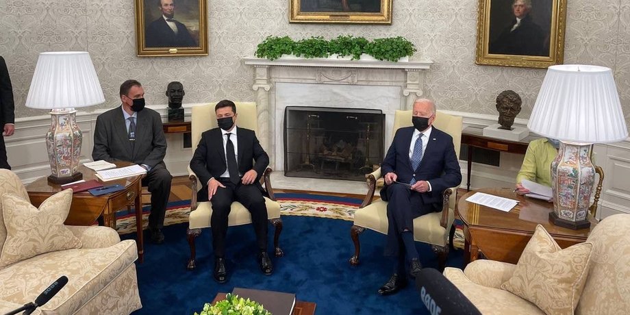 В Белом доме началась встреча Зеленского и Байдена
