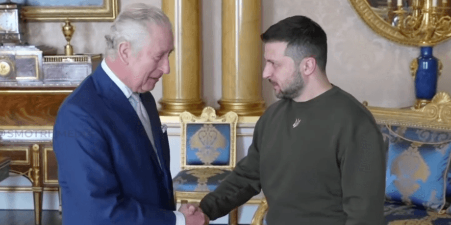 владимир зеленский, карл III, букингемский дворец, встреча, аудиенция