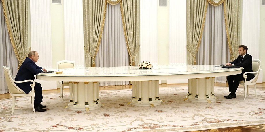 Владимир Путин,Эммануэль Макрон
