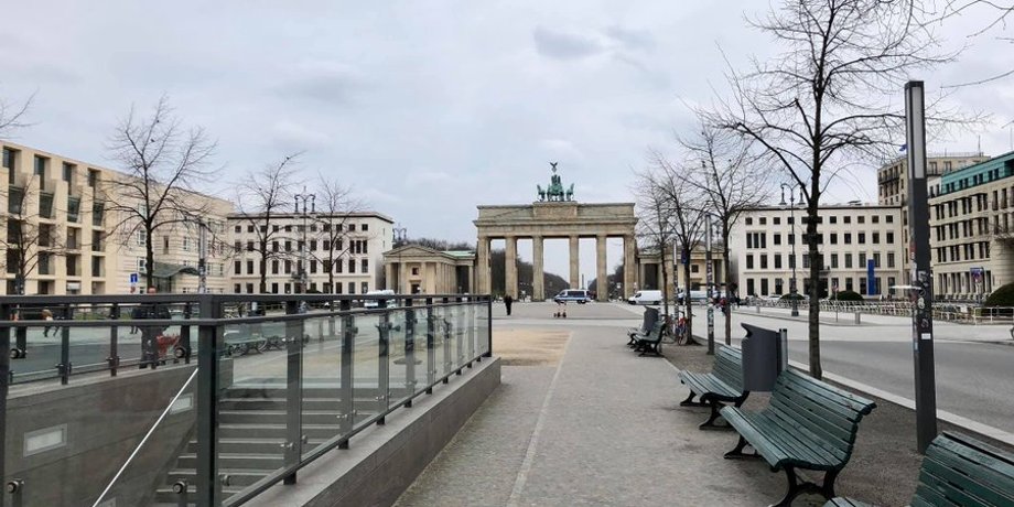 Пустые улицы Берлина/Фото: Greek in Berlin