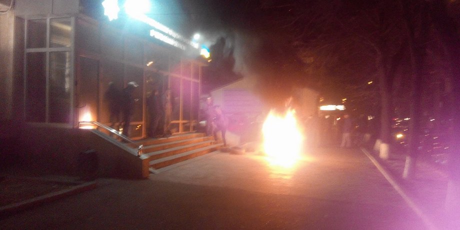 В Черкассах протестовали против нового полицейского руководства / Фото: provce.ck.ua