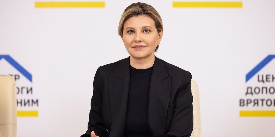 Перша леді України Олена Зеленська, дружина президента України Олена Зеленська