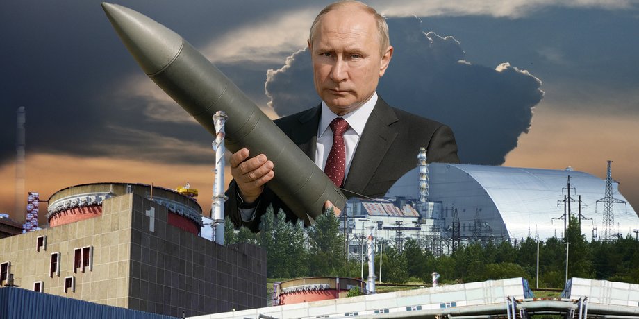 Президент РФ Путин атакует украинские АЭС