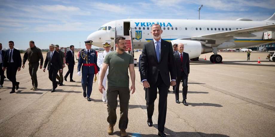 Фелипе VI, король испании, владимир зеленый, президент украины