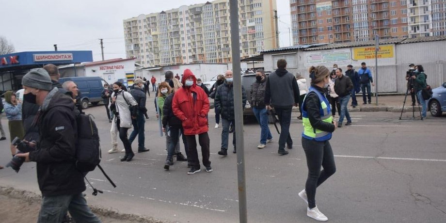 Одеса, ринок, торговці, карантин, протест,