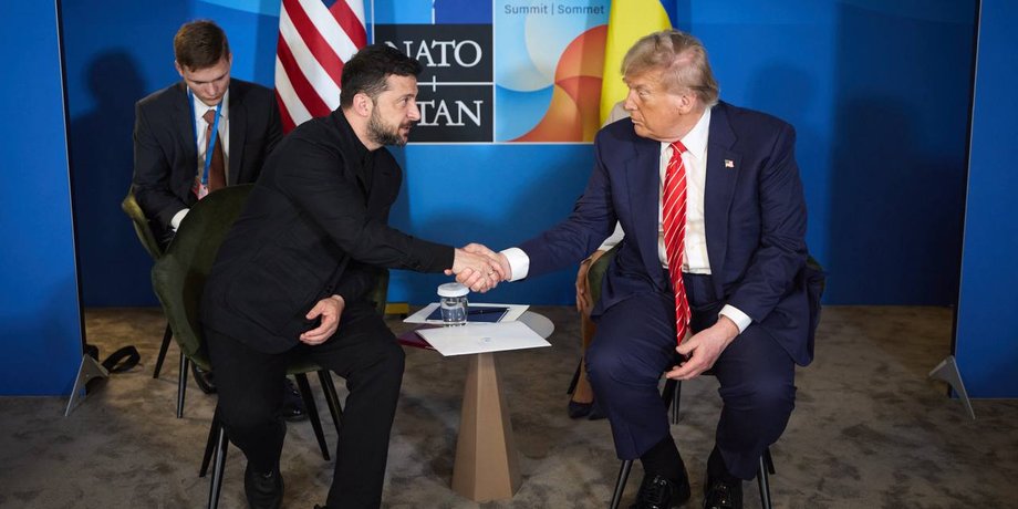 Дональд Трамп и Владимир Зеленский