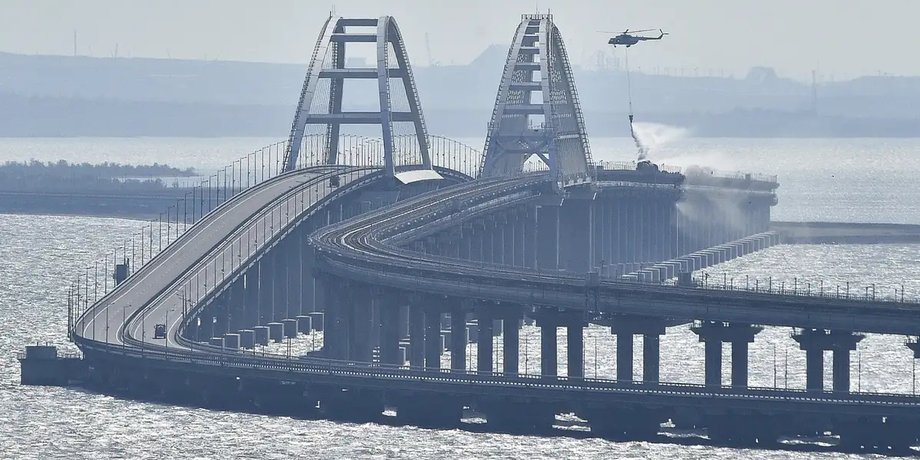 Крым, Крымский мост, Керченский мост, Черное море