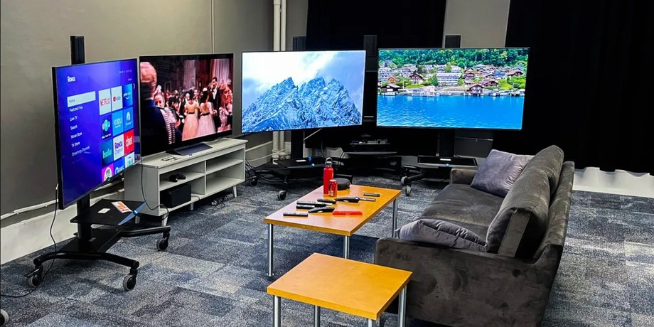 Телевизоры Hisense QD7, Amazon Fire TV 4, Samsung Crystal UHD U8000F, Roku Select TV