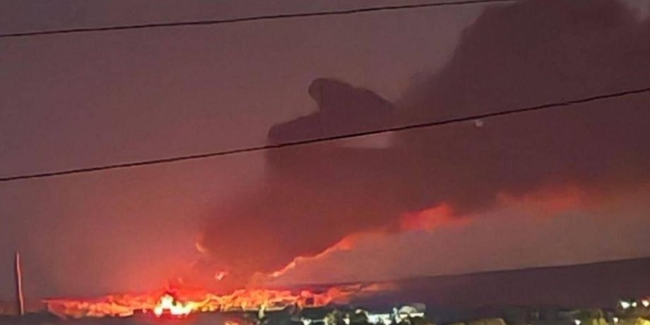 Рязанский НПЗ удар дронами пожар