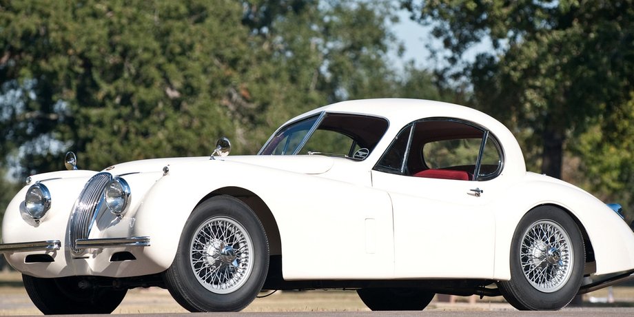купе jaguar xk120, Jaguar XK120, ягуар хк120, спорткар Jaguar, Jaguar XK120 1953