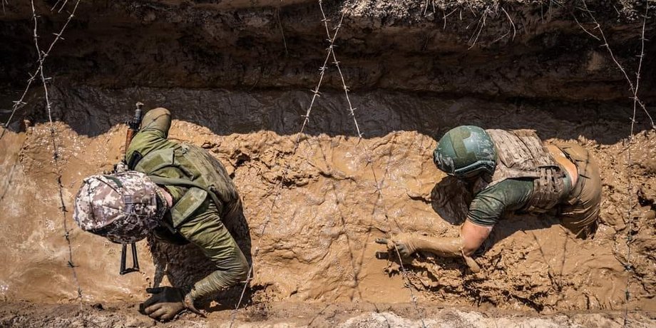 Военные учения ВСУ во время войны в Украине