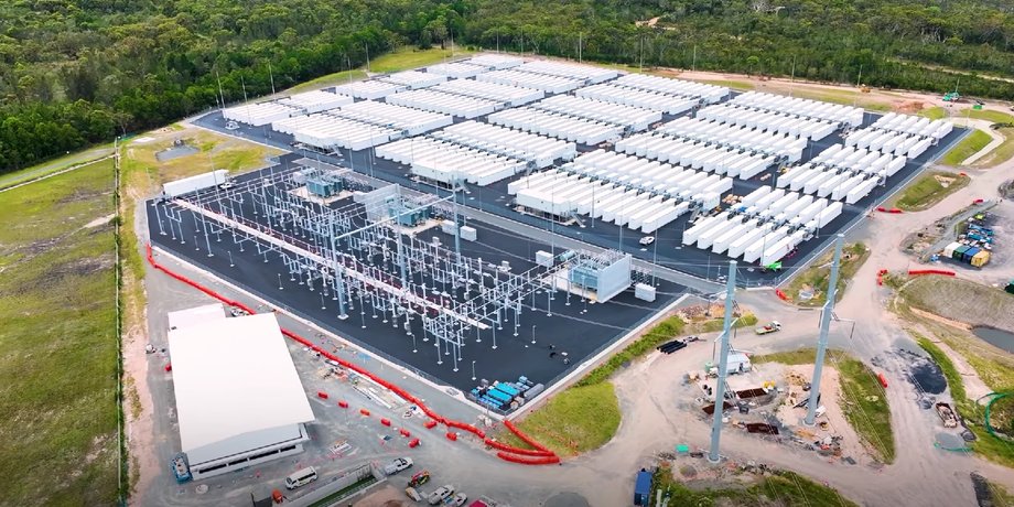 Электростанция Waratah Super Battery в Австралии
