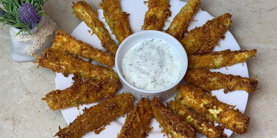 кабачки фри, запеченые кабачки