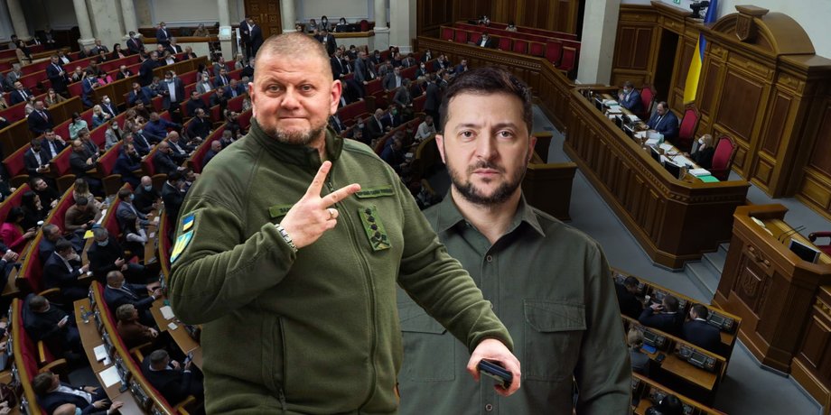 Владимир Зеленский, Валерий Залужный, выборы президента Украины, президентские выборы, Банковая, политика Украины