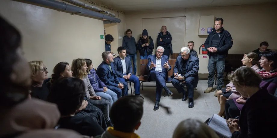 Франк-Вальтер Штайнмайер, корюковка, черниговская область, президент германии, визит в украину