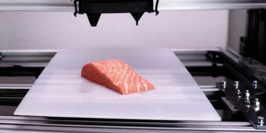 3D-друк, 3D-принтер, лосось, їжа, їжа, фото