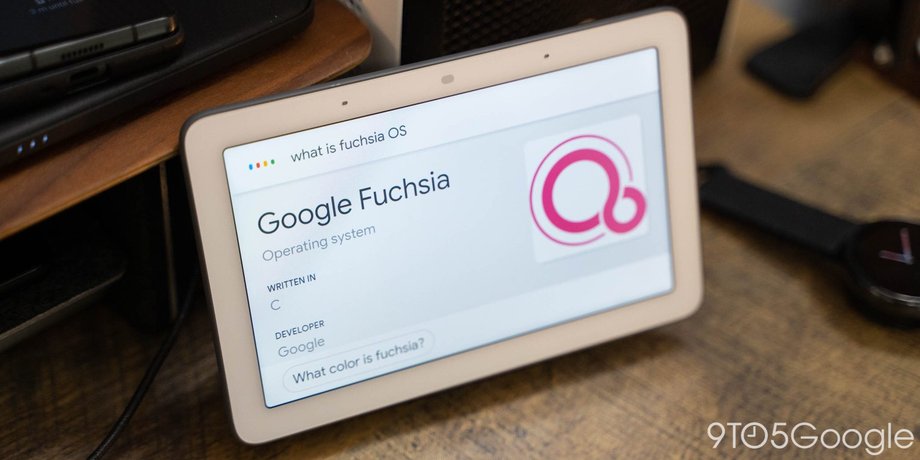Google, Nest Hub, Fuchsia, фото