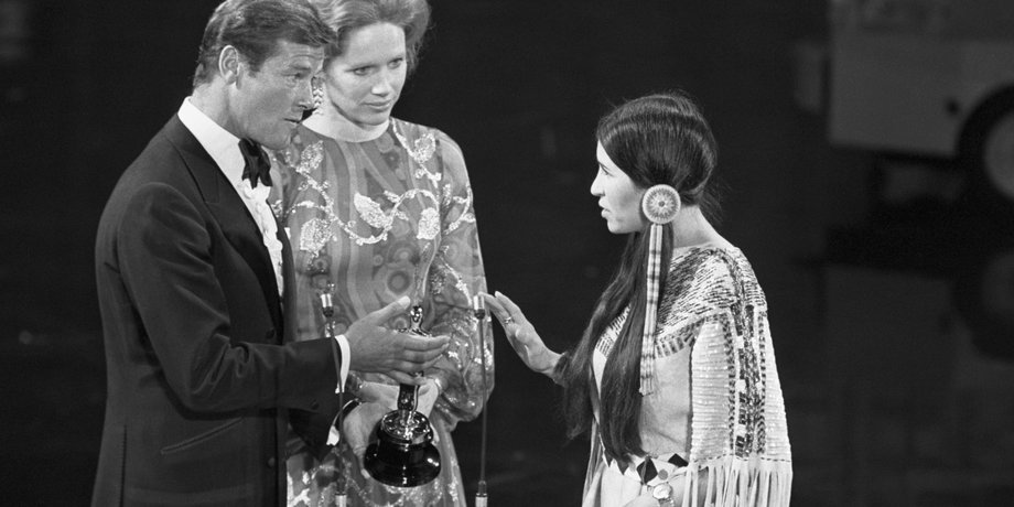 Сачин Маленьке перо, церемонія оскар, марлон брандо, оскар 1973, оскар хрещений батько