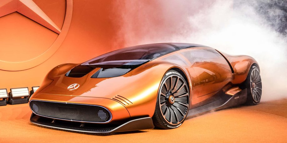 Mercedes Vision One-Eleven, Mercedes C111, суперкар Mercedes, электромобиль Mercedes
