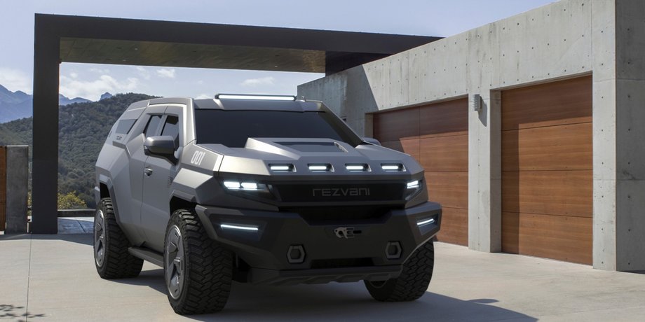 Бронированный внедорожник, Rezvani Vengence, внедорожник Rezvani, Cadillac Escalade