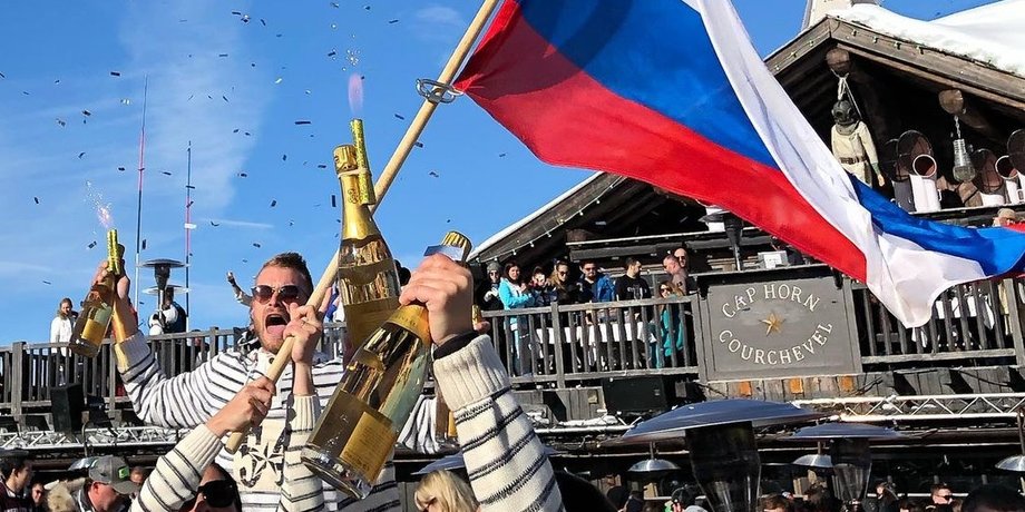 куршевель, гірськолижний курорт, російські туристи, туристи з Росії